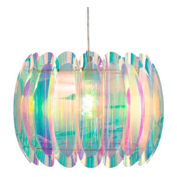 Lucide GLINSTAR - Pendant light - Ø 40 cm - 1xE27 - Multicolor - detail 1